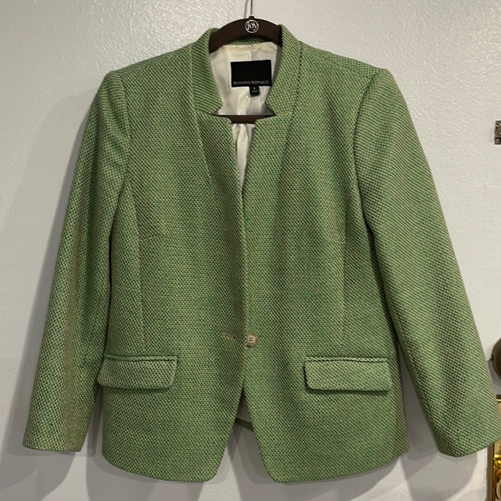 Light green blazer